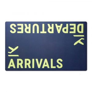 Arrivals-Departures Floor Mat