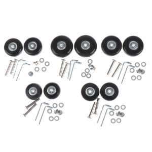 Replacement wheels for suitcase and luggage
